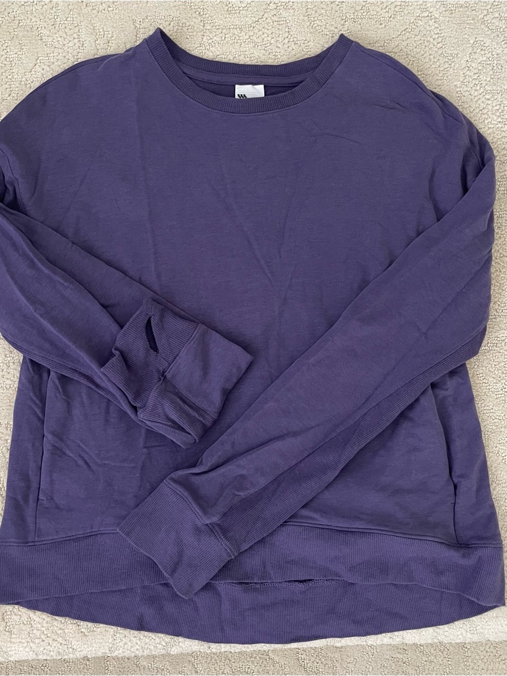 All In Motion Purple Crewneck Pullover